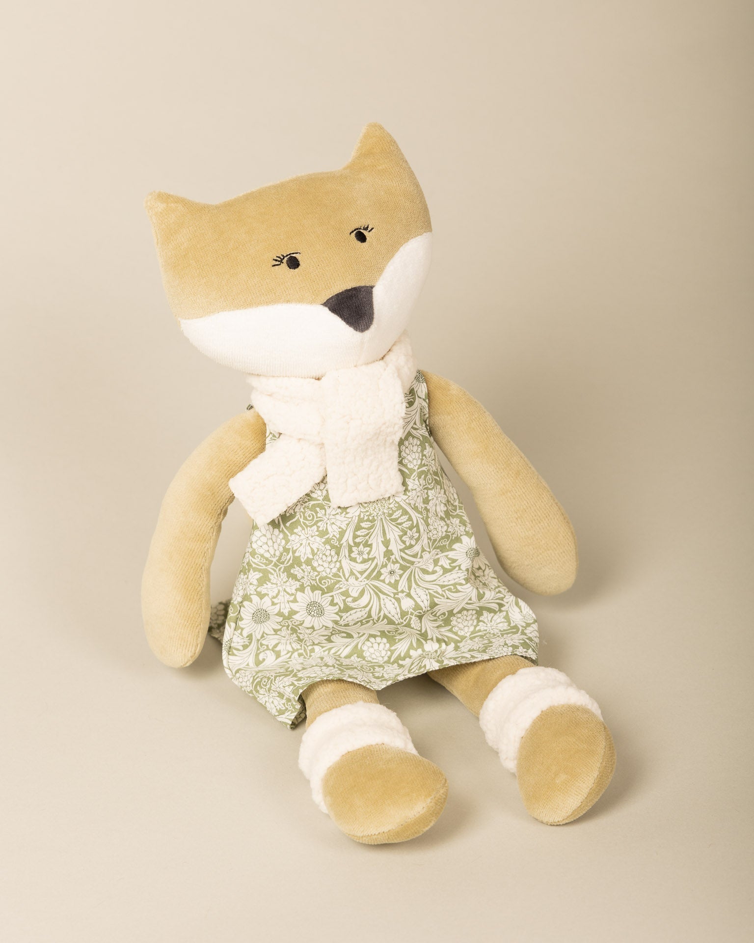 Eleonore the Fox Stuffed Animal Made in France