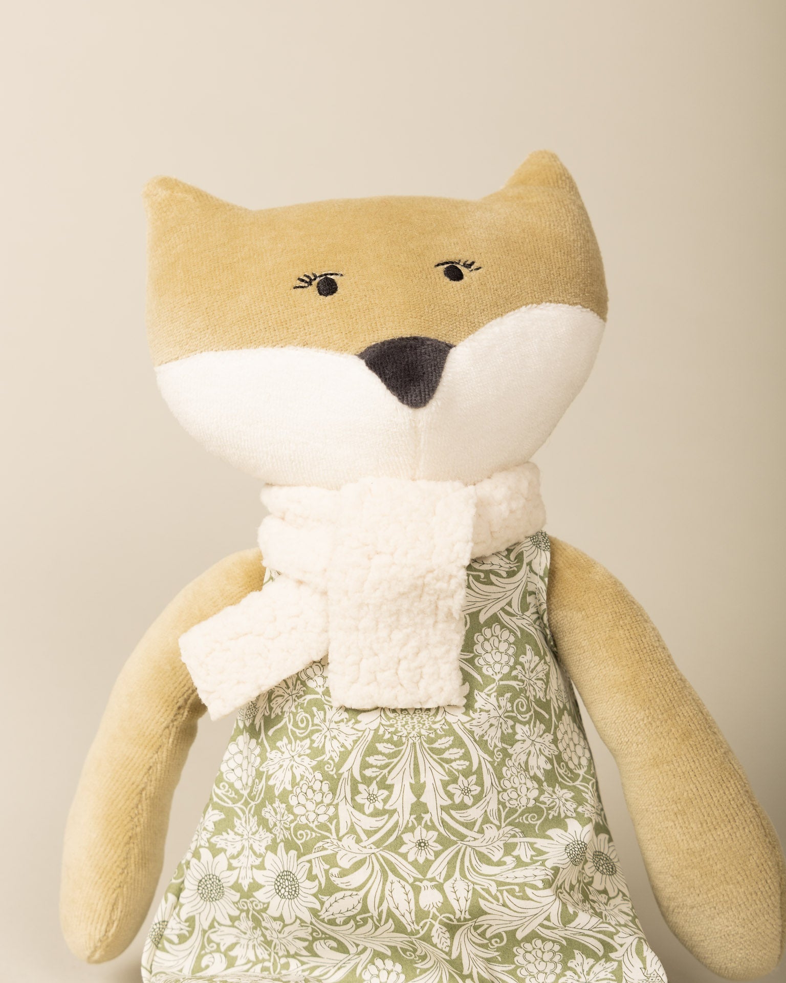 Eleonore the Fox Stuffed Animal Made in France
