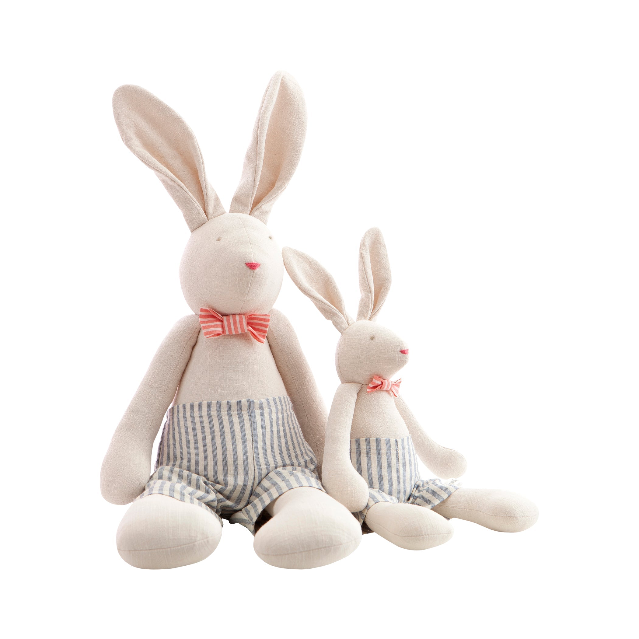 Arthus The Rabbit | Blue-Striped Linen Pants