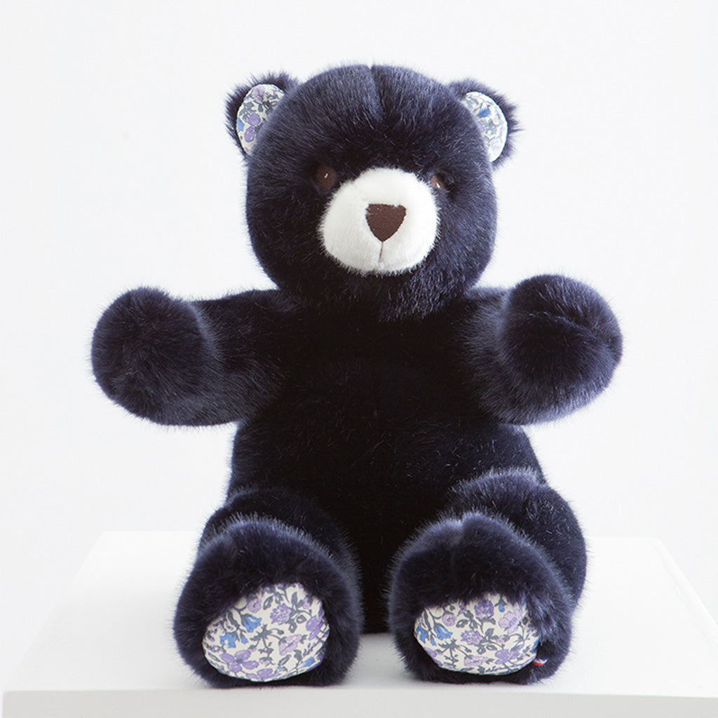 Robert the Bear | Navy | Lavender Liberty Print