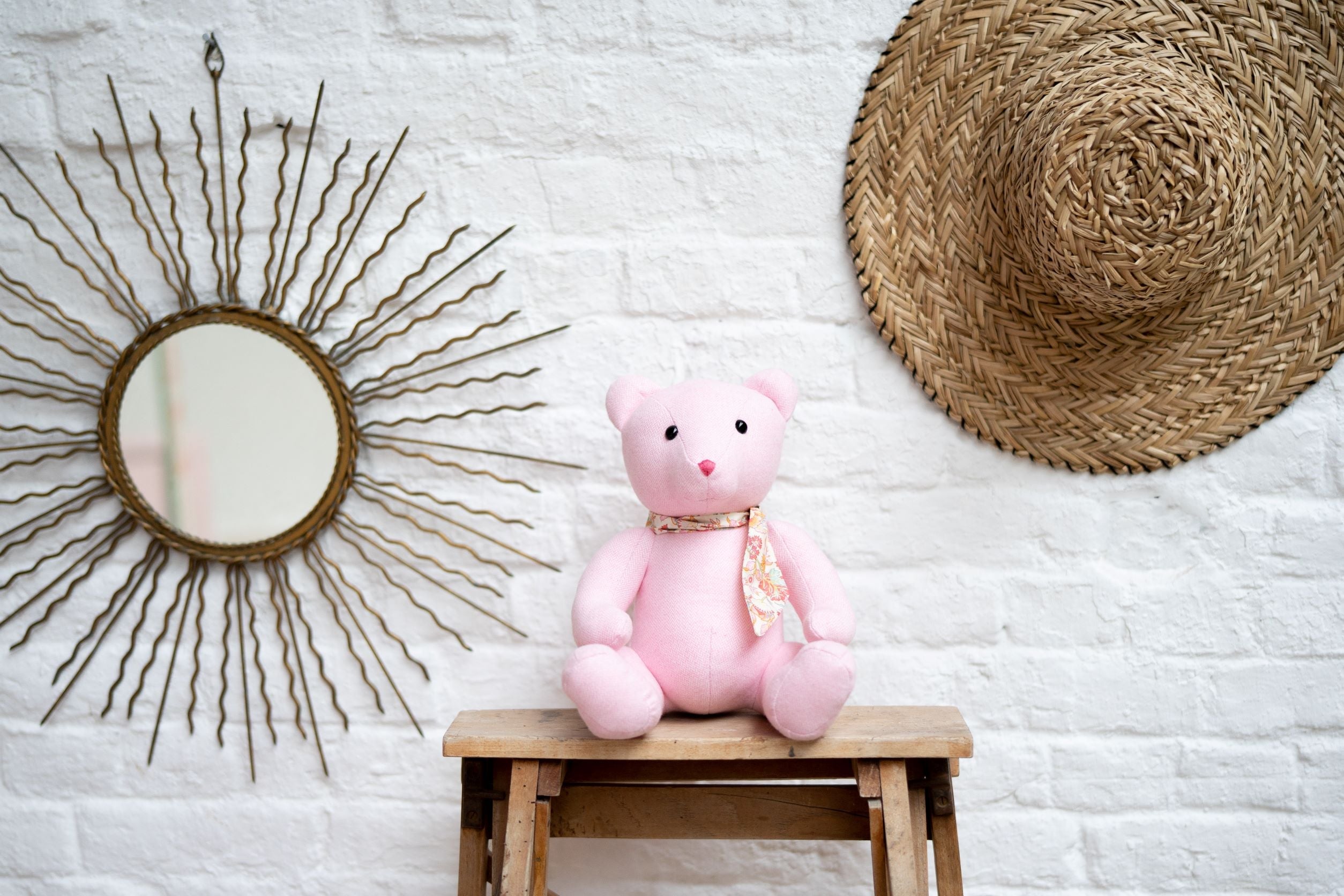 My Bear - Chevron Rose - Liberty