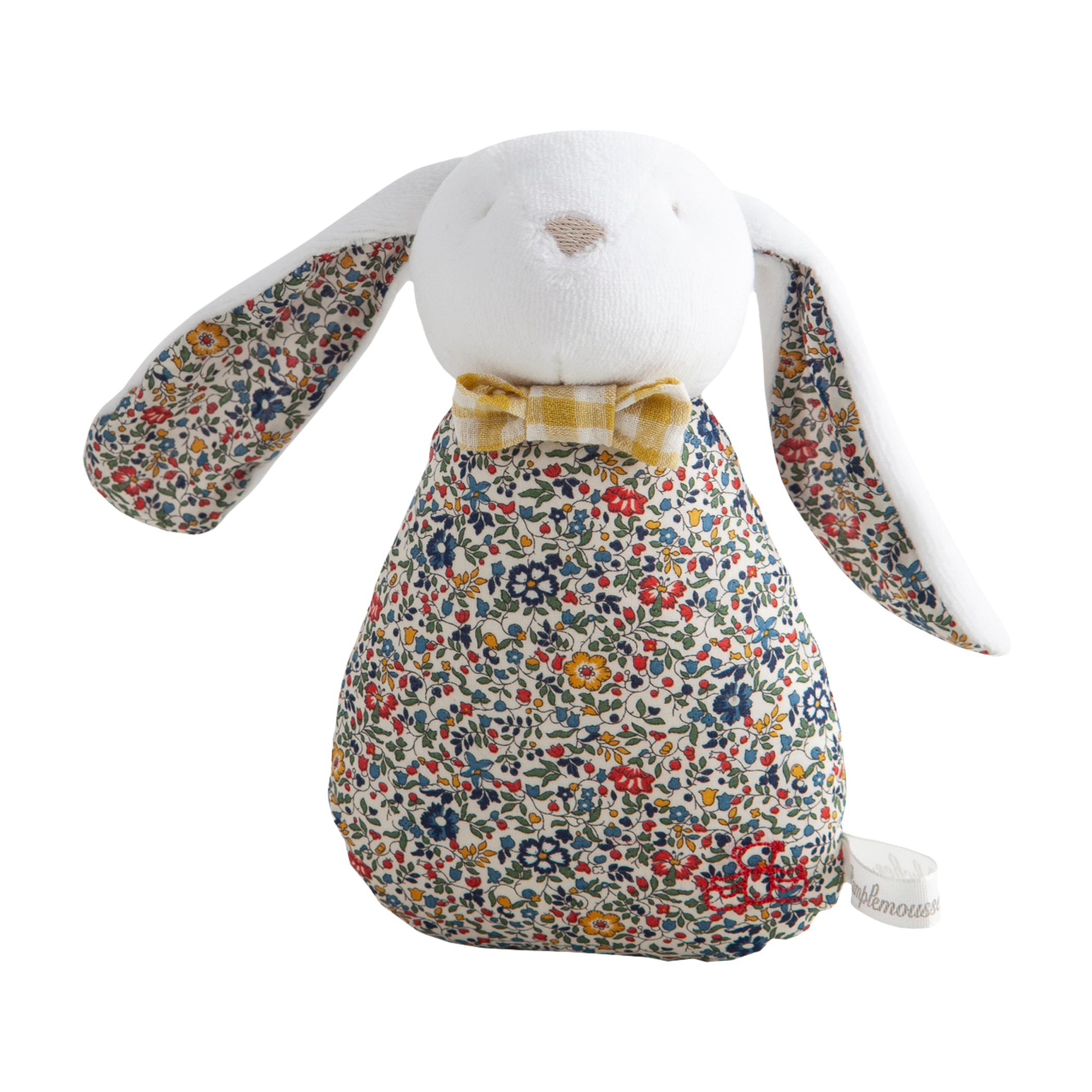 Pamplemousse Peluches Liberty Rabbit Rattle
