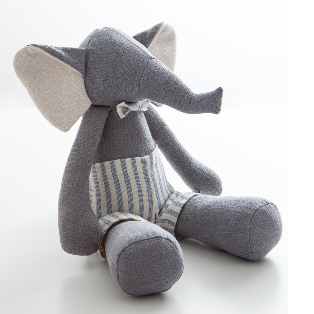 Michel the Elephant-Small Grey