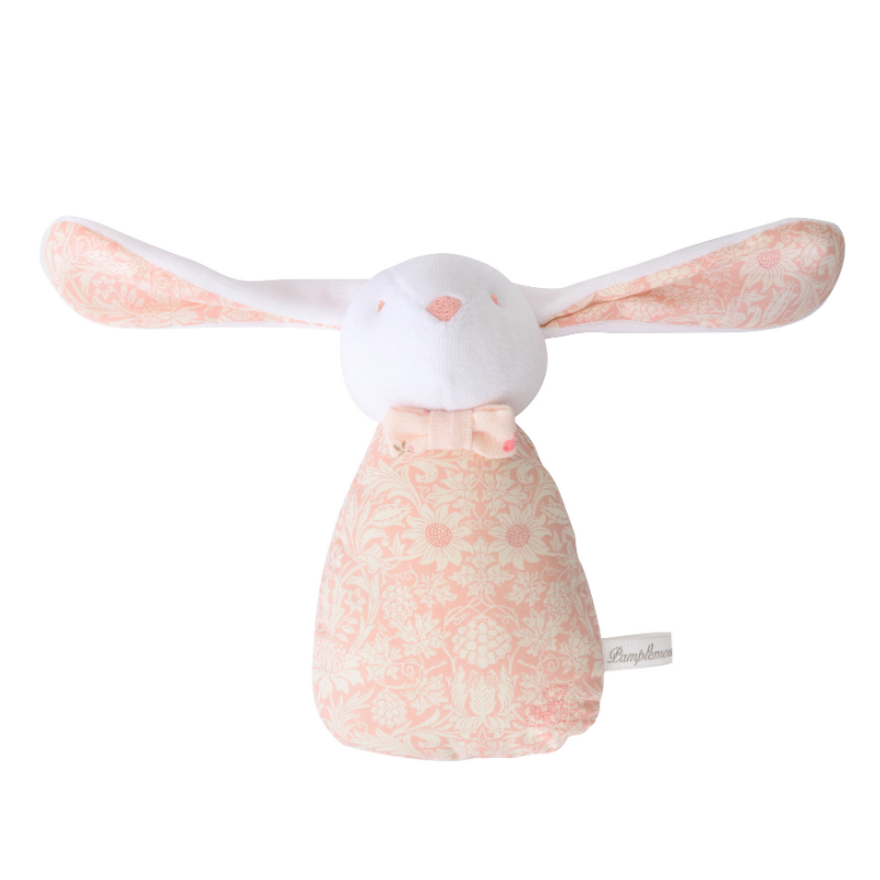Pamplemousse Peluches Liberty Rabbit Rattle