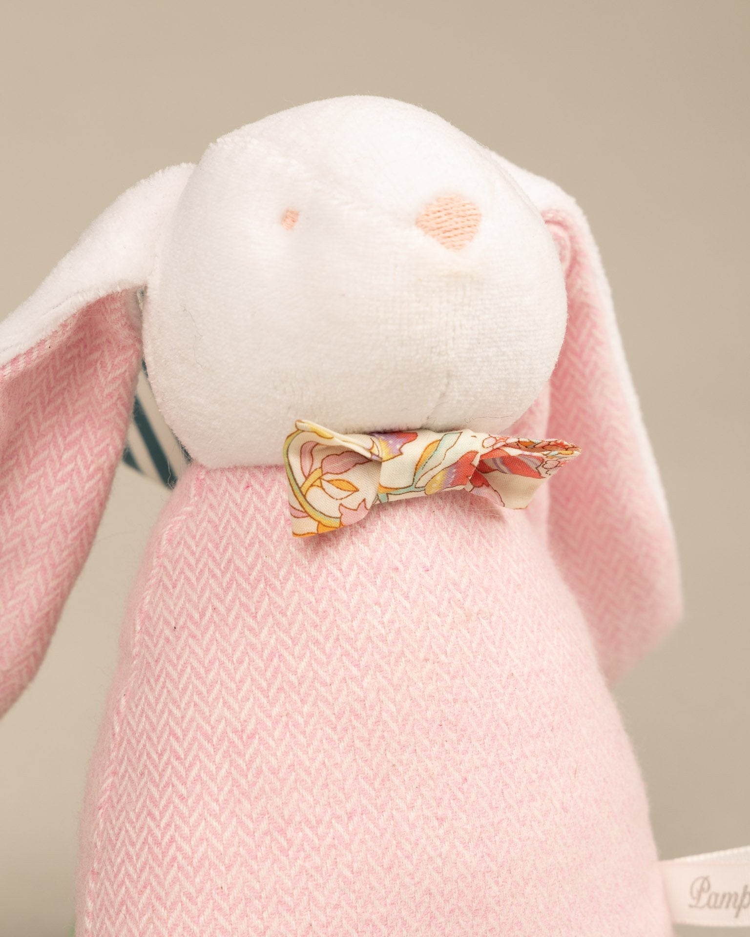 Pamplemousse Peluches Liberty Rabbit Rattle