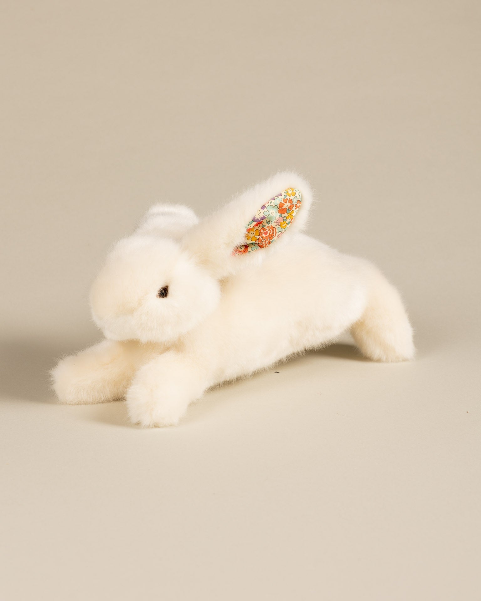 Martin the Rabbit | Beige | Orange Liberty Print