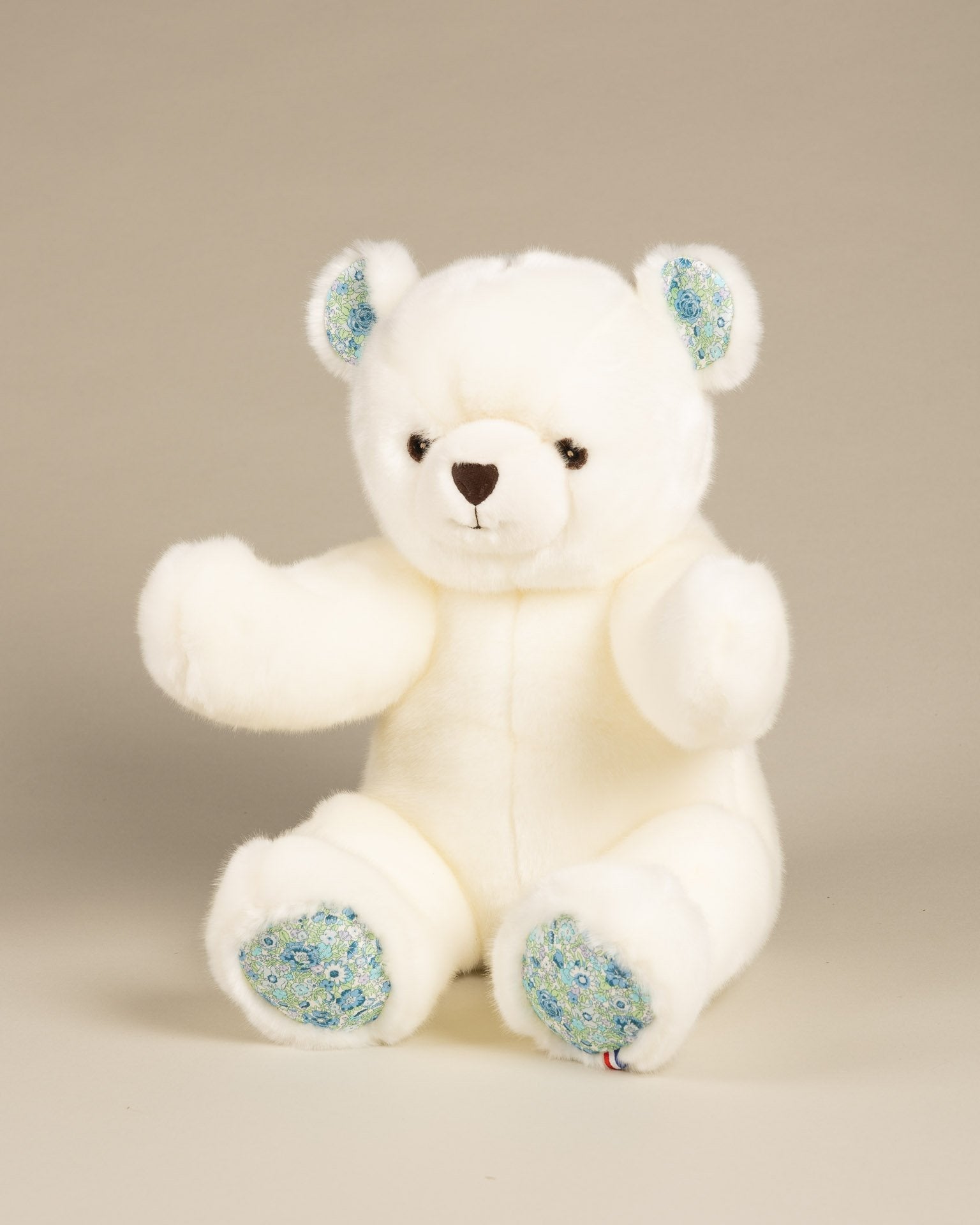 Robert the Bear | White | Light-Blue Liberty