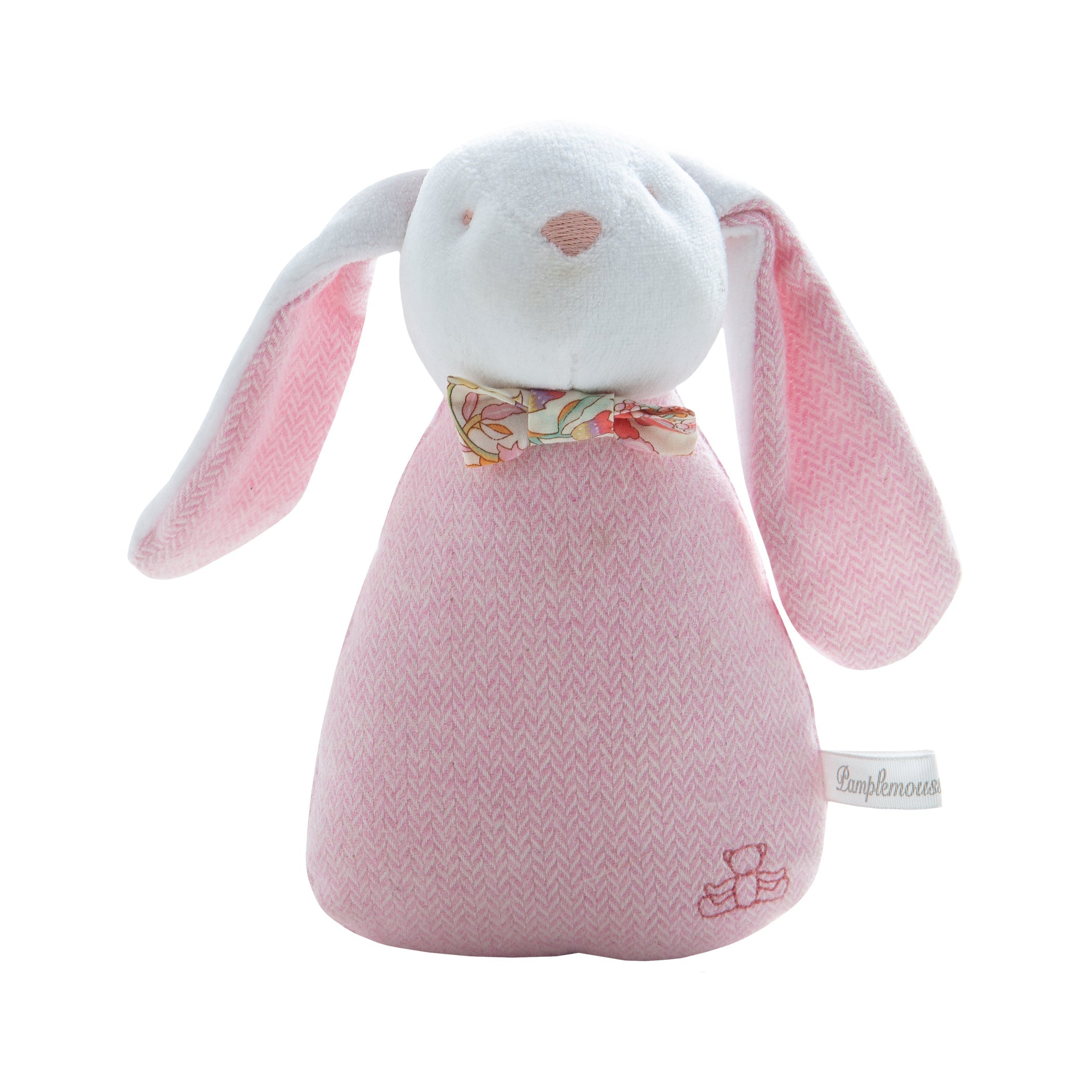 Pamplemousse Peluches Liberty Rabbit Rattle
