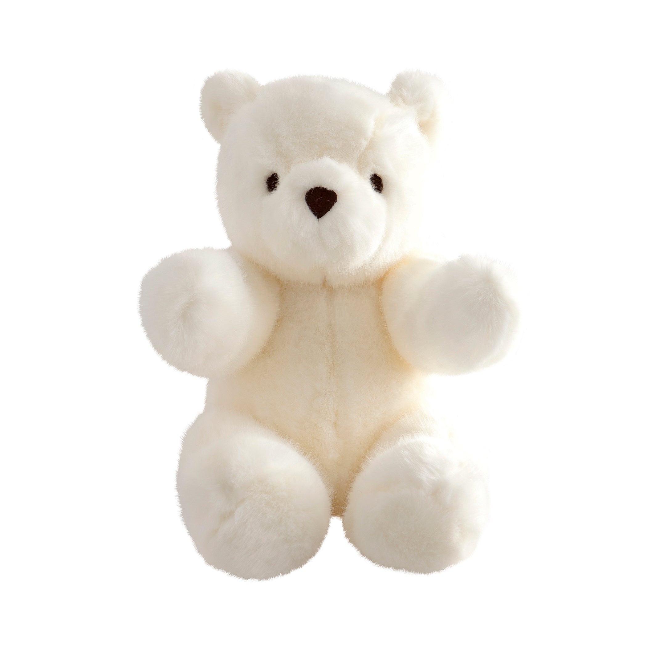 Robert the Bear in Steiff Faux Fur | White