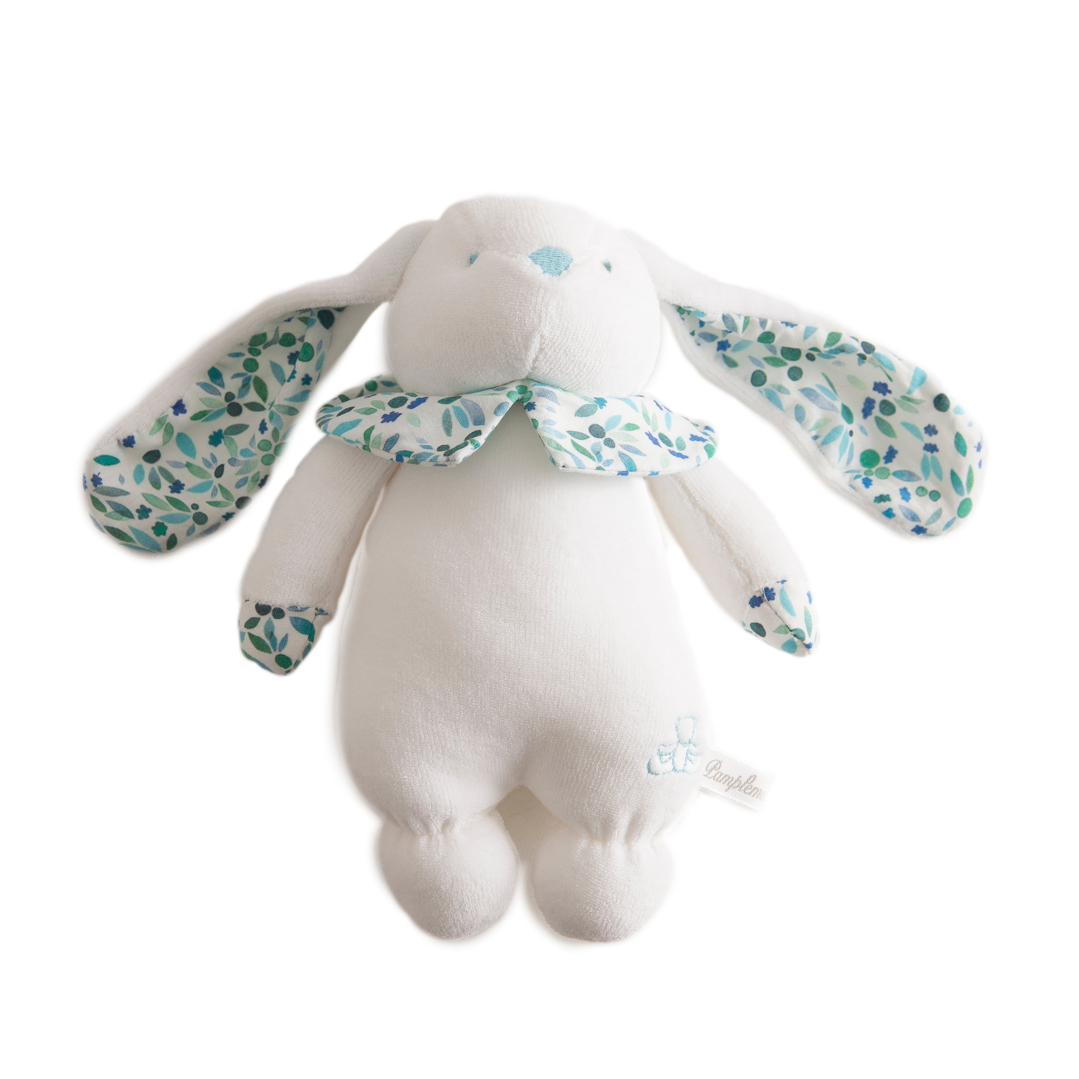 Pamplemousse Bunny Rattle in Tiffany