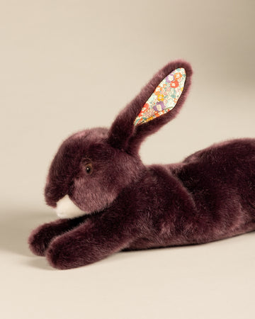 Martin the Rabbit | Prune | Orange Liberty Print