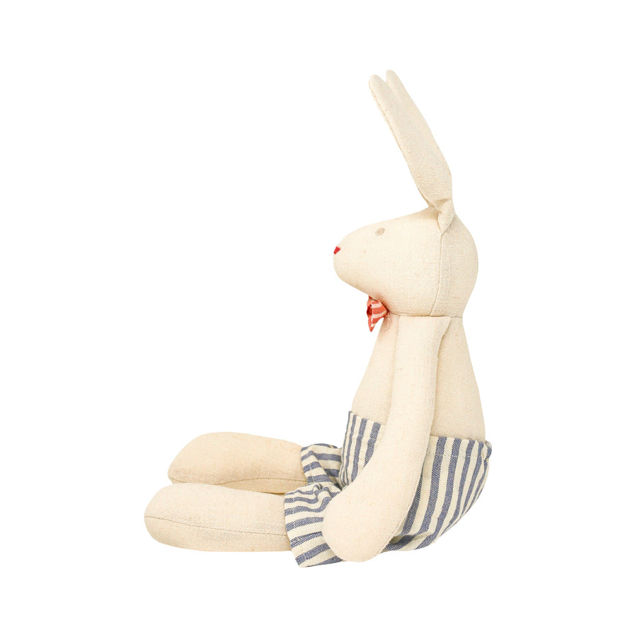 Arthus The Rabbit | Blue-Striped Linen Pants