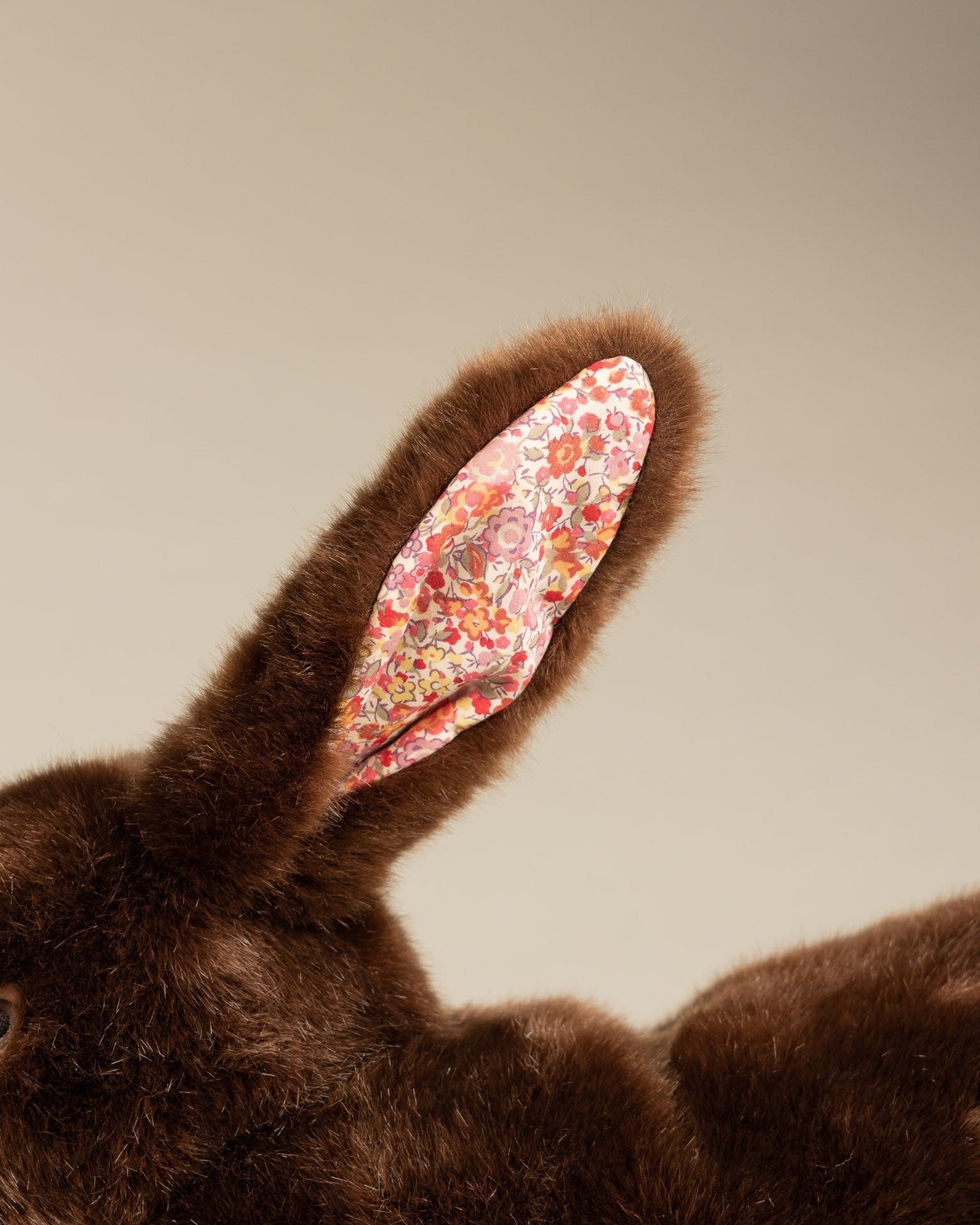 Martin the Rabbit | Chocolate | Liberty Print